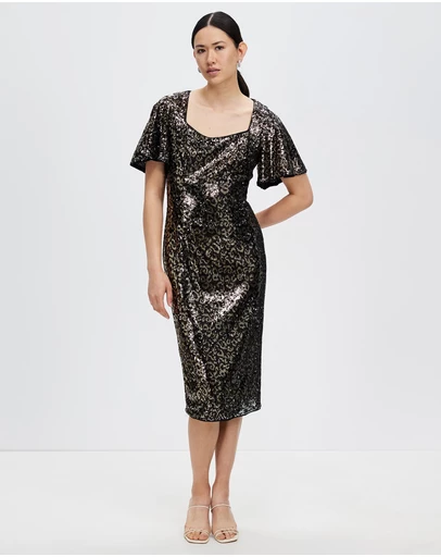 Pink Ruby - Treasure Collective Cap Sleeve Dress