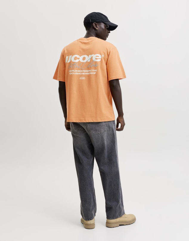 Jack & Jones - Jcoclub Back Script SS Crew Neck Tee
