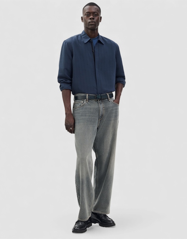 rag & bone - Dalton Jacquard Long Sleeve Shirt