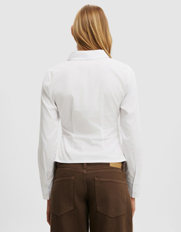 Cotton On - Peyton Gathered Long Sleeve Shirt