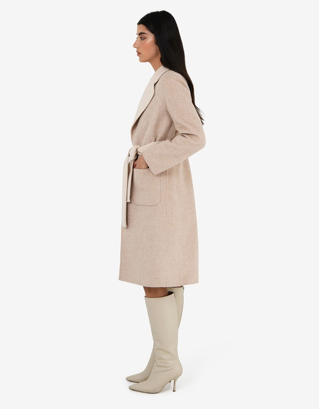 Forcast - Camille Wool Tie Coat
