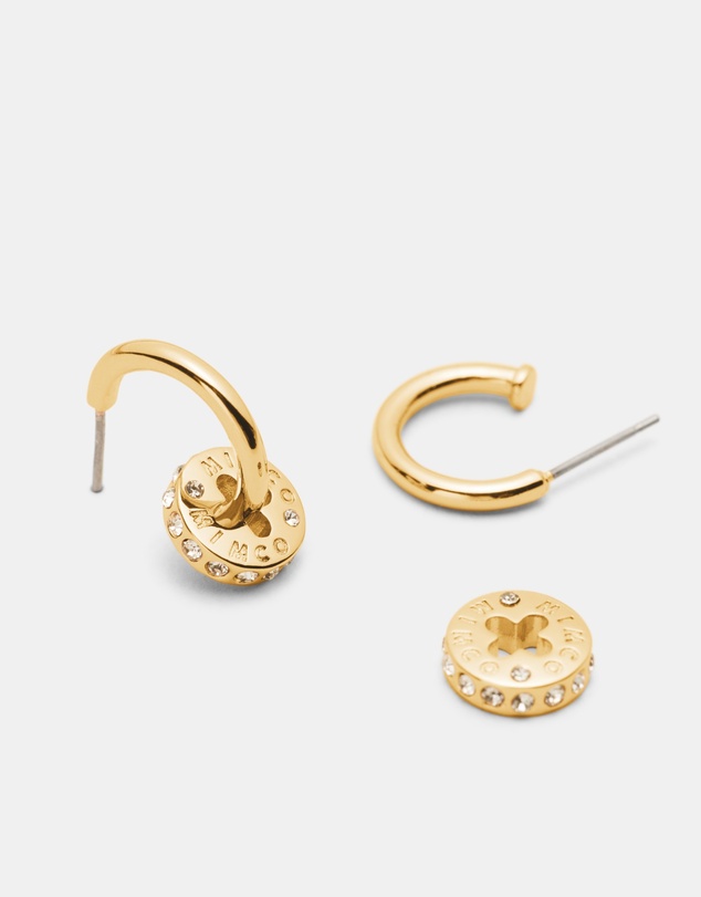 MIMCO - Signatura Charm Hoop Earrings