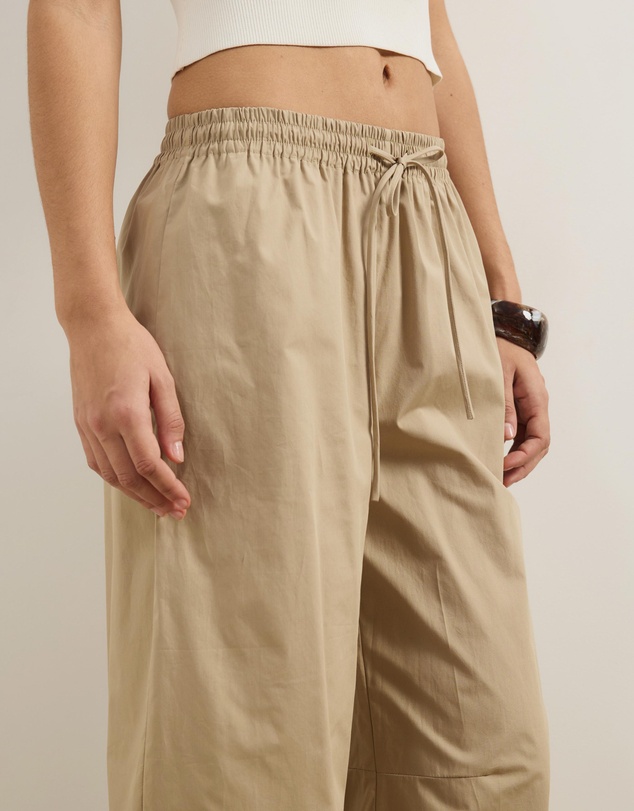 Atmos&Here - Lila Cotton Barrel Leg Pants