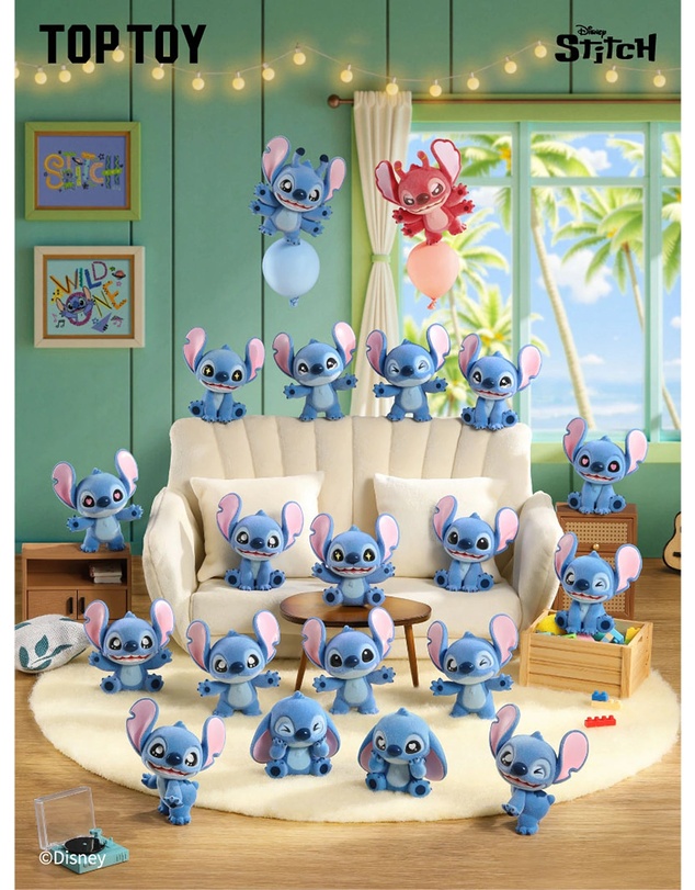 Jasnor - Disney Stitch Mini Fluffy Series Figures Surprise Bag