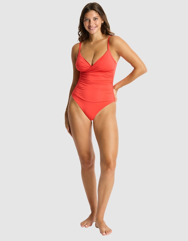 Sea Level Australia - Essentials Edit Cross Front Scoop Back One Piece