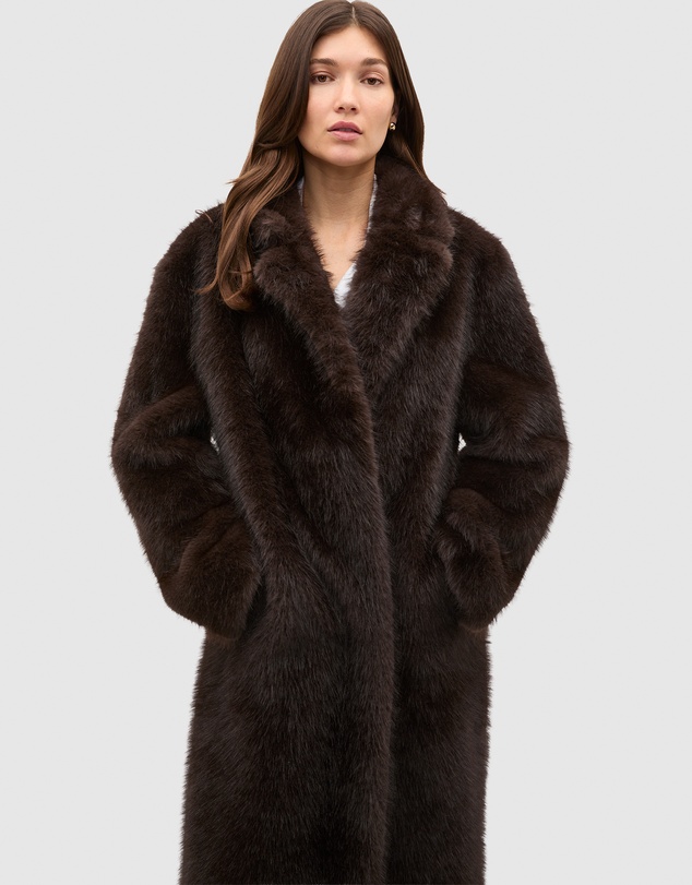 Seed Heritage - Maxi Faux Fur Coat