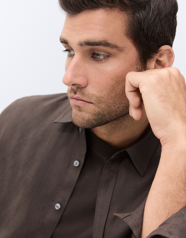 UNISON - Linen Regular Fit Shirt