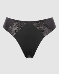 Sans Complexe - Perfect Shape Microfiber & Lace Brief