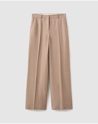 M.N.G - Straight Wool-Blend Suit Trousers