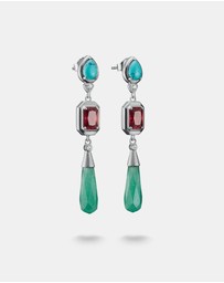 THOMAS SABO - THOMAS SABO Elyndra Earrings with Multicolored Stones