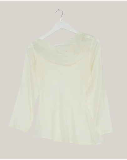 Revibe - Repaired Lover Layla LS Asymmetric Sheer Top - AU 6