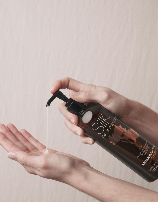 Silk Oil of Morocco - Silk Oil of Moroccan Argan Body Wash - Sweet Honey - 375ml
