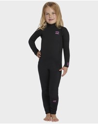 Billabong - Girls 2 to 6 3/2mm Foil Backzip Wetsuit