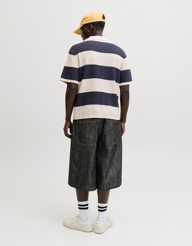 Jack & Jones - Jorliam Knit Stripe Split Neck Polo