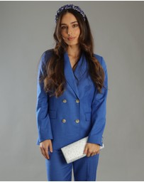 Morgan & Taylor - Alora Headband in Cobalt Blue