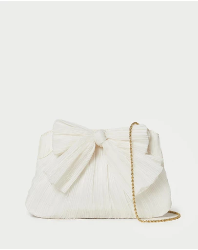 Loeffler Randall - Rayne Pleated Frame Clutch with Bow