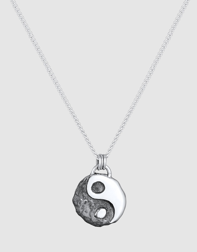 Kuzzoi - ICONIC EXCLUSIVE - Yin Yang Pendant Necklace in 925 Sterling Silver