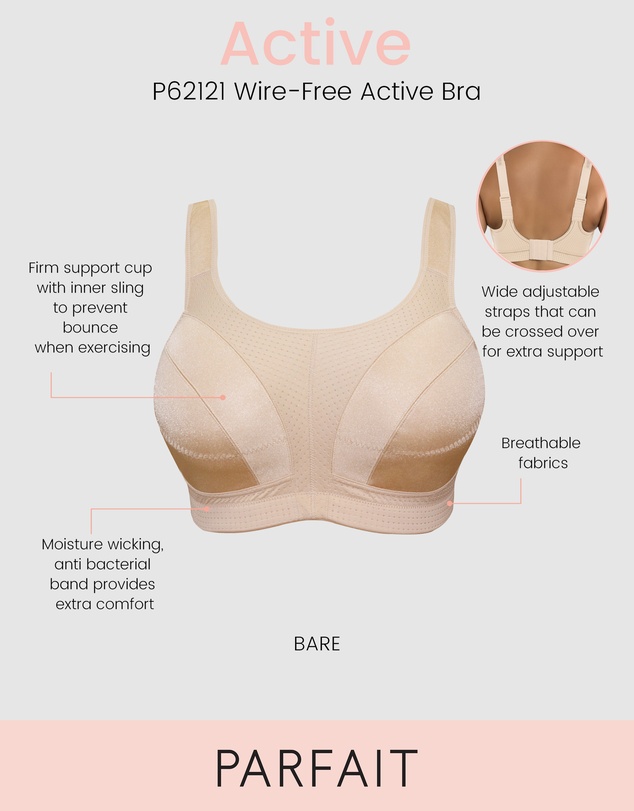 Parfait - Active Wirefree D+ High Impact Sports Bra