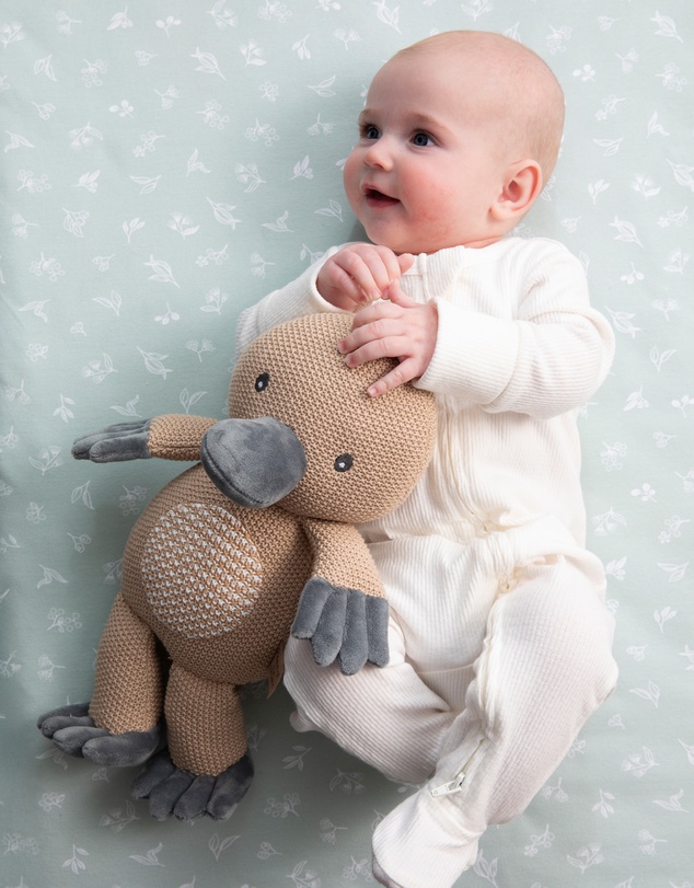 Living Textiles - Knitted Toy - Penny the Platypus