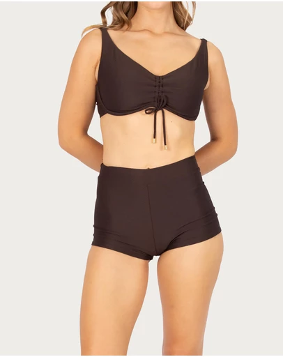 Baku Swimwear - Rococco High Waist Boyleg Bikini Bottom