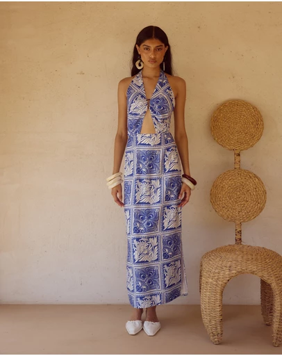 Seven Wonders - Elka Halter Midi Dress