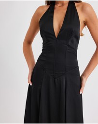SNDYS - Evelyn Halter Midi Dress