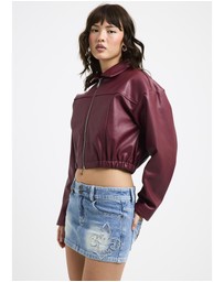 Neon Hart - Katana Crop Biker Jacket
