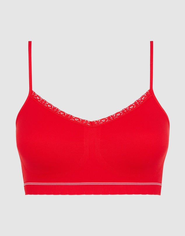 Billet Doux - Zen Attitude Crop Top Style Wirefree Bralette - 2 Pack