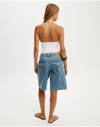 Cotton On - Baggy Denim Shorts