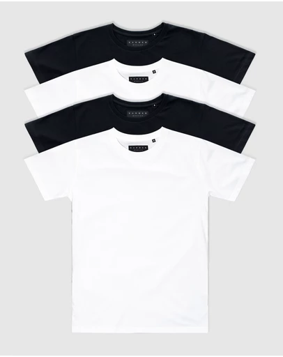 Xander - 4-Pack Blanc Tee