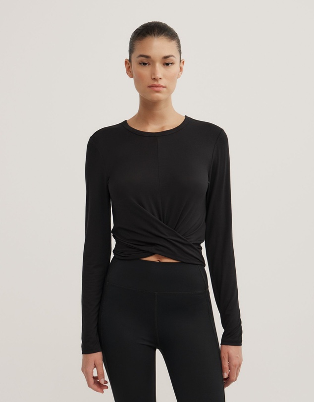 Witchery - Cross Front Long Sleeve Top