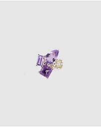Karen Walker - Rock Garden Earrings with Amethyst