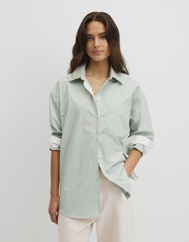 Country Road - Stripe Poplin Shirt