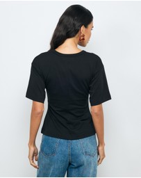 AERE - Cinched Waist T-Shirt