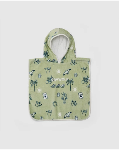 Crywolf - BABY HOODED TOWEL Lucky Days