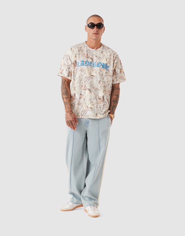 Zanerobe - Naturalist Box Tee Washed Real Camo