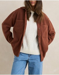Rhythm - Reverse Fleece Shacket