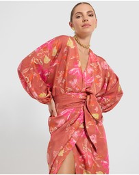 Pasduchas - Ruby Wrap Midi Dress