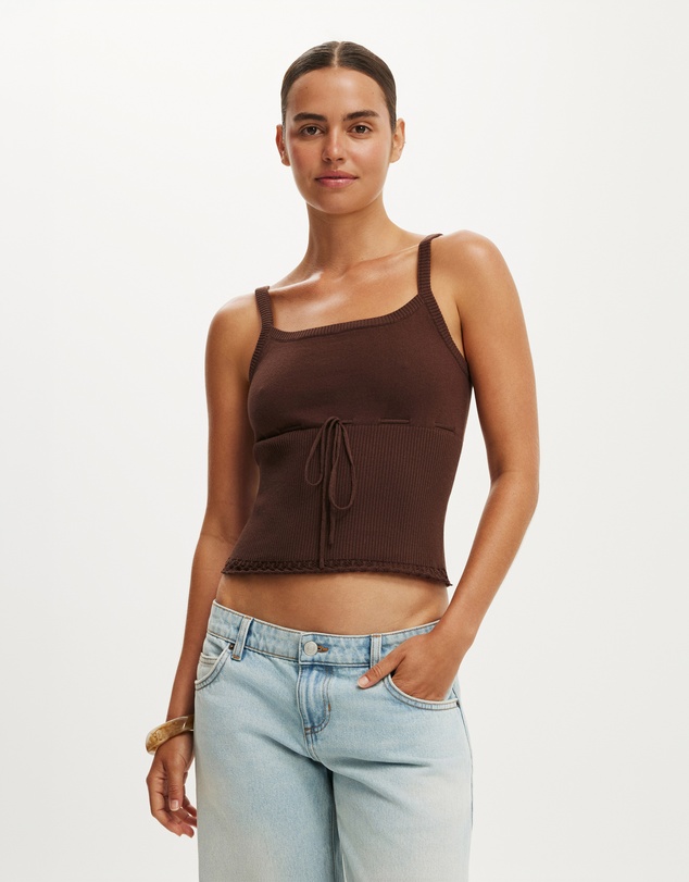 Cotton On - Ruffle Hem Knit Cami
