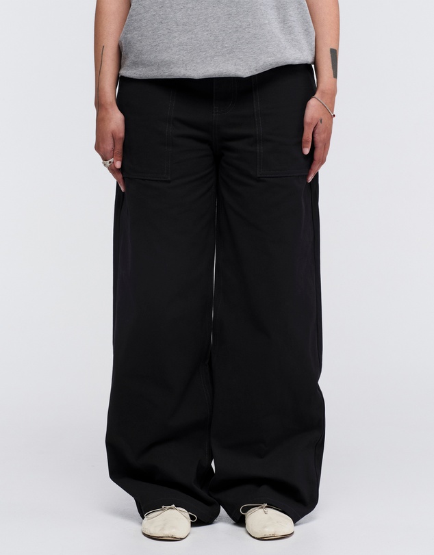 PSEUSHI - Loose Cut Canvas Fatigue Pants