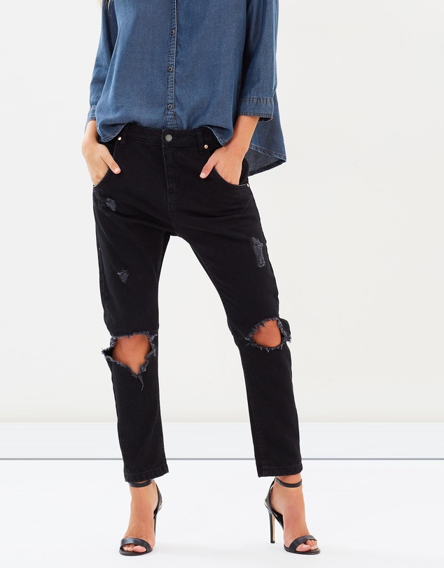 DRICOPER DENIM - Lo-Slung Ripped Jeans