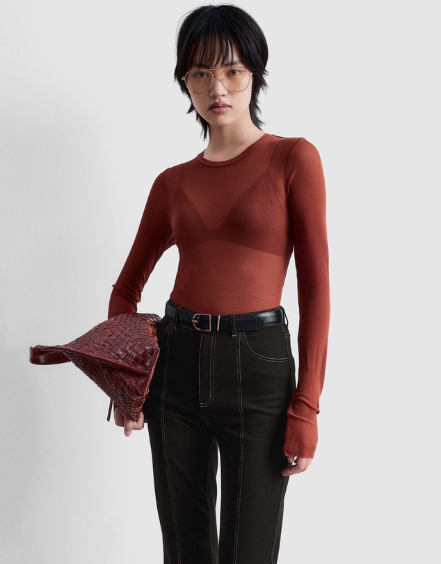 & Other Stories - Sheer Silk Top