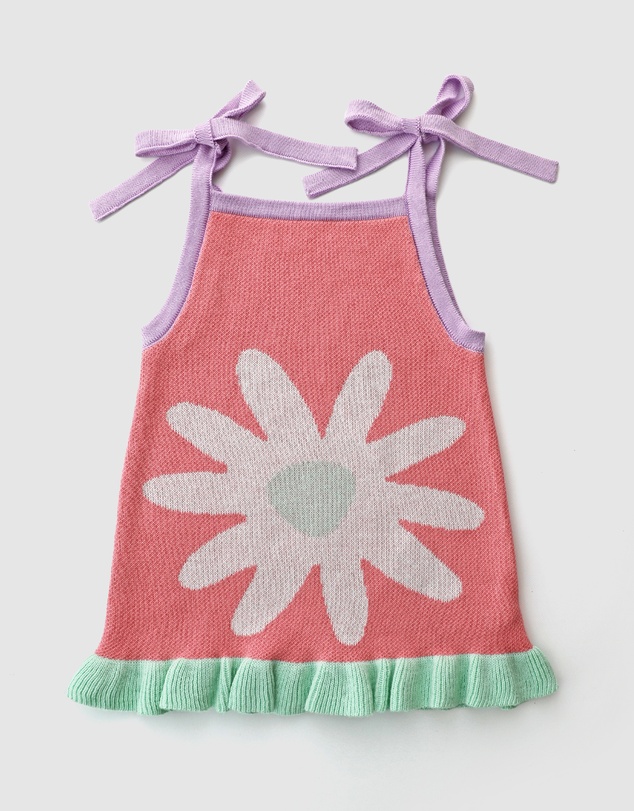 WITH LOVE FOR KIDS - Frills Knitted Dress - Kids