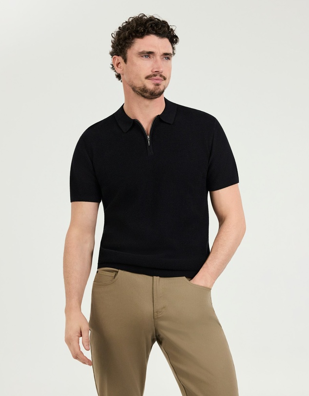 Tarocash - Omal Zip Knit Polo