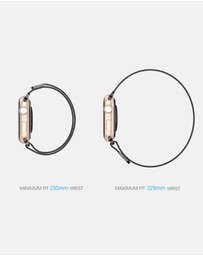 Friendie - Stainless Steel Woven Mesh Loop Band - The Melbourne - Apple Watch Compatible