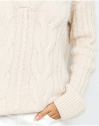 AERE - Ora Cable Polo Knit