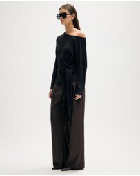 Minima Esenciales - Fia Batwing Tie Jersey Top