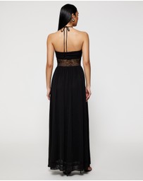 Lover - Isla Lace Halter Maxi Dress