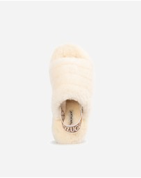 Ozwear Connection Uggs - Ugg Kids Brooklyn Fluff Slide