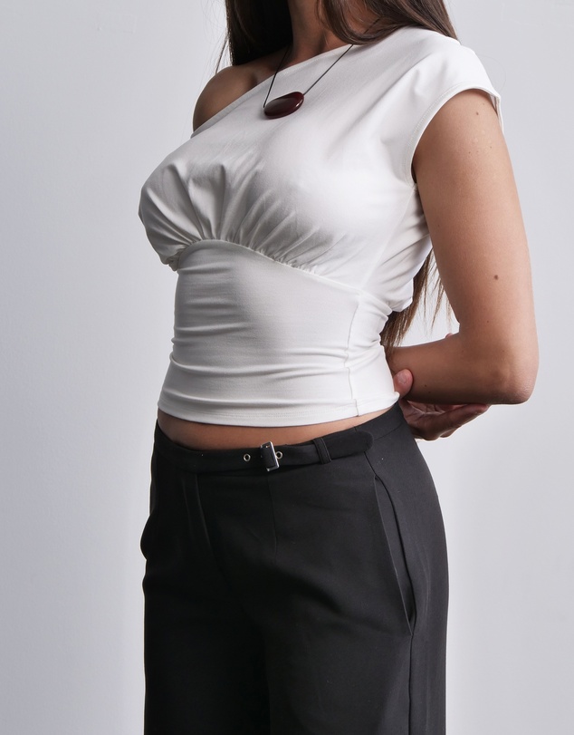 By Neil Vernon - Mara Ruched Top